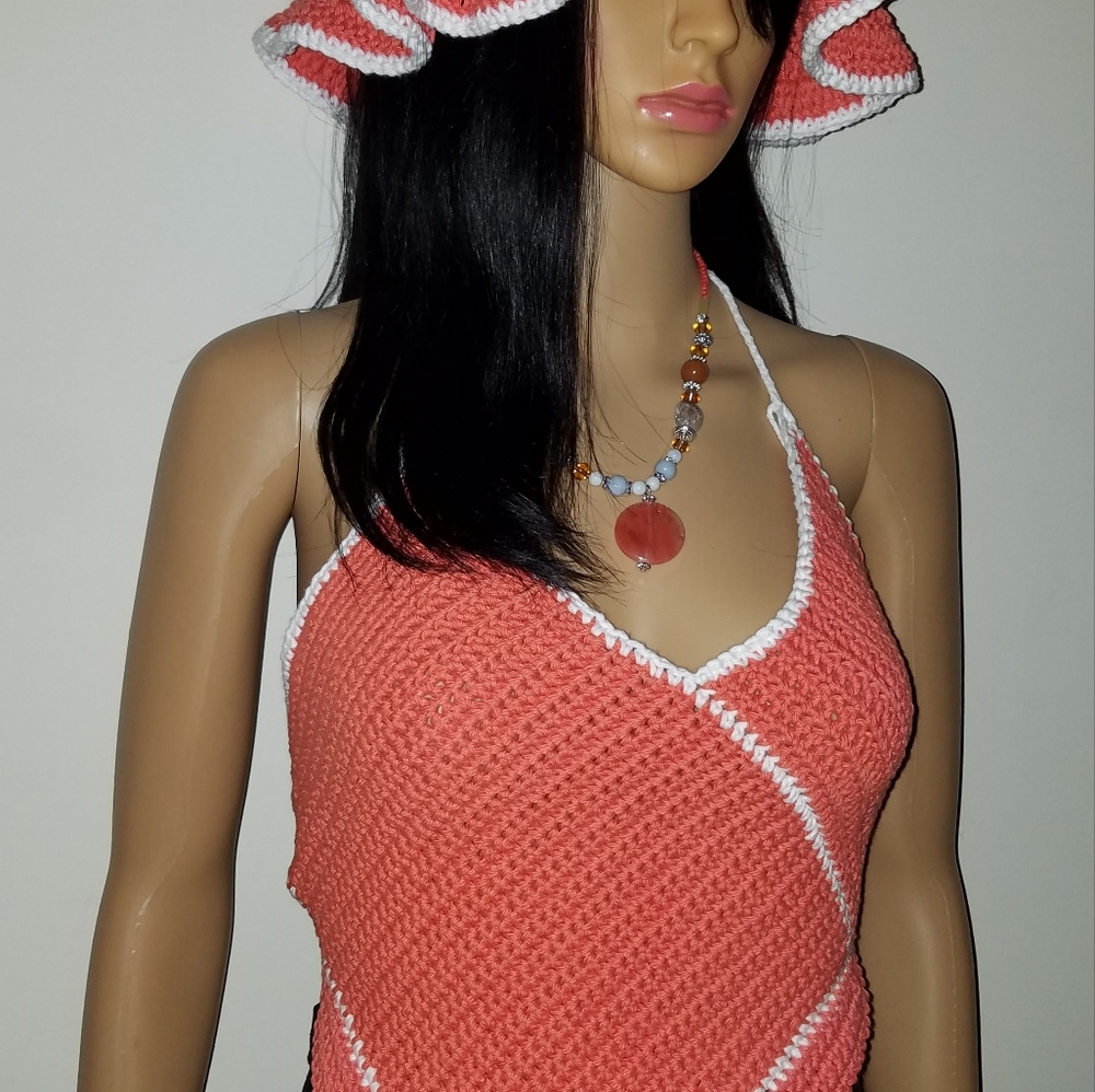 Crochet floppy hat - Picture 3 of 7
